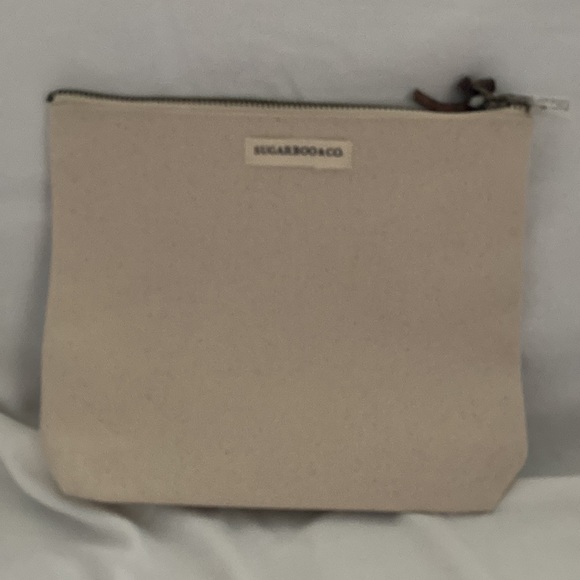 Sugarboo & Co Canvas Zip Makeup Travel  Bag “pour yourself a drink” New … - Picture 3 of 10